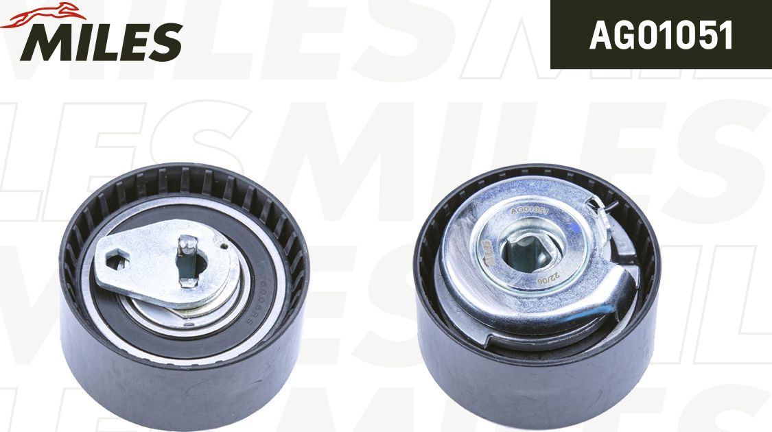 Натяжной ролик (натяжитель) ремня ГРМ Miles. Артикул AG01051