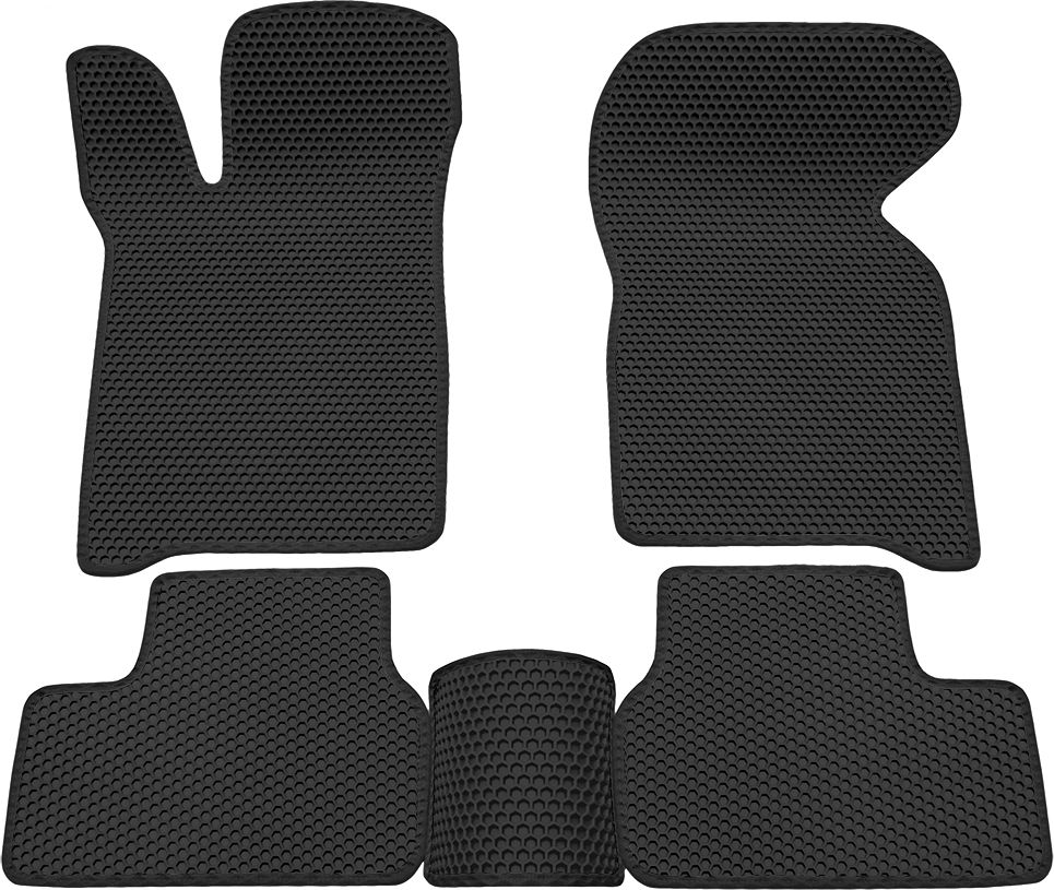 Коврики Rezkon EVA Соты для салона Lada Samara 2113 2004-2013 Черный кант. Артикул 9139010101