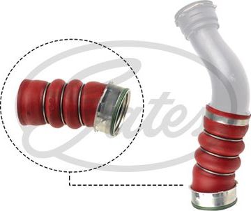 Патрубок интеркулера Gates для BMW X6 I (E71) 2008-2014. Артикул 09-0734