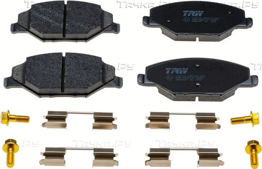 Тормозные колодки TRW COTEC передние для Skoda Fabia II 2007-2014. Артикул GDB2027