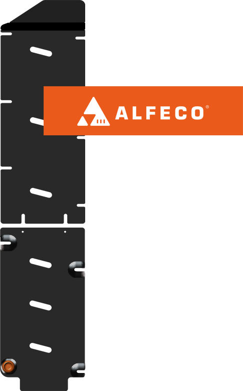 Защита Alfeco для тормозной магистрали (2 части) GAC GS3 2024-2026. Артикул ALF.49.07