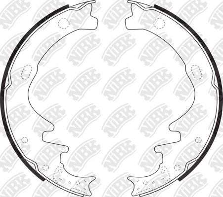 Тормозные колодки NiBK. Артикул FN1162