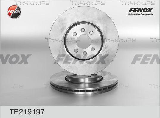 Тормозной диск Fenox передний для Renault Scenic II 2003-2009. Артикул TB219197