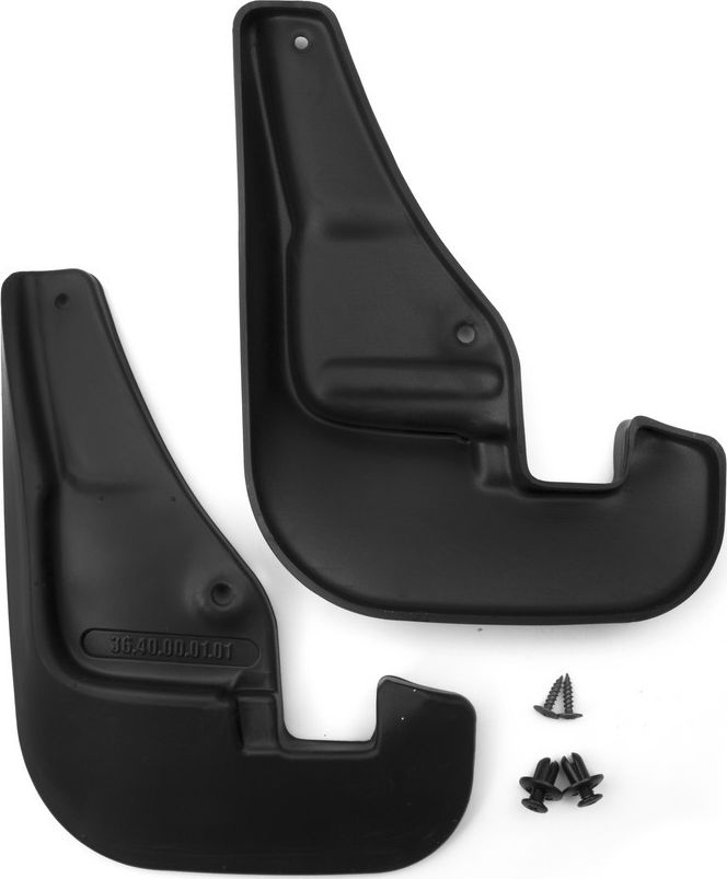 Брызговики Frosch (в пакете) передняя пара для Nissan Almera G15 2012-2026. Артикул NLF.36.40.F10