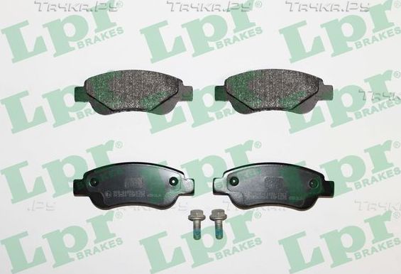 Тормозные колодки LPR передние для Citroen C1 II 2014-2026. Артикул 05P1235