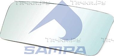 Зеркальное стекло бокового зеркала Sampa для MAN L2000 1993-2005. Артикул 022.120