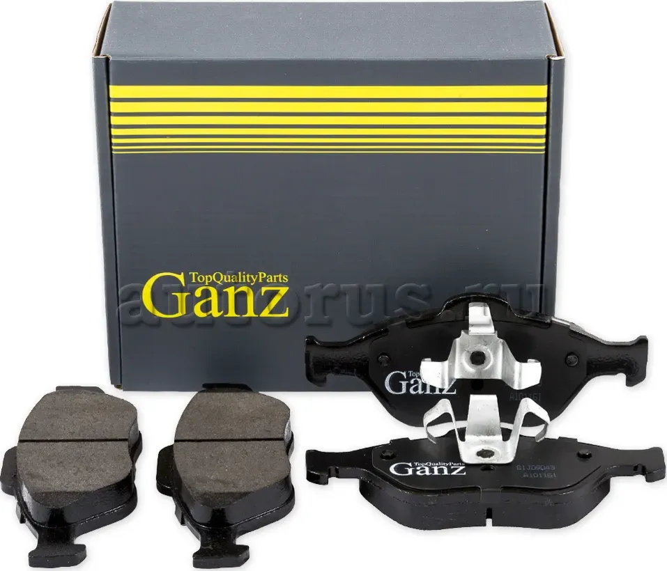 Колодки торм.пер. (Ganz). Артикул GIJ09043