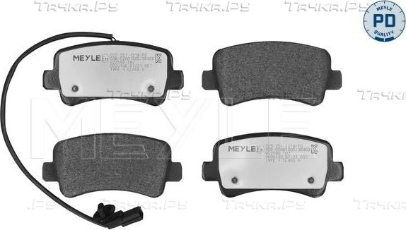 Тормозные колодки Meyle PD. Артикул 025 251 1218/PD
