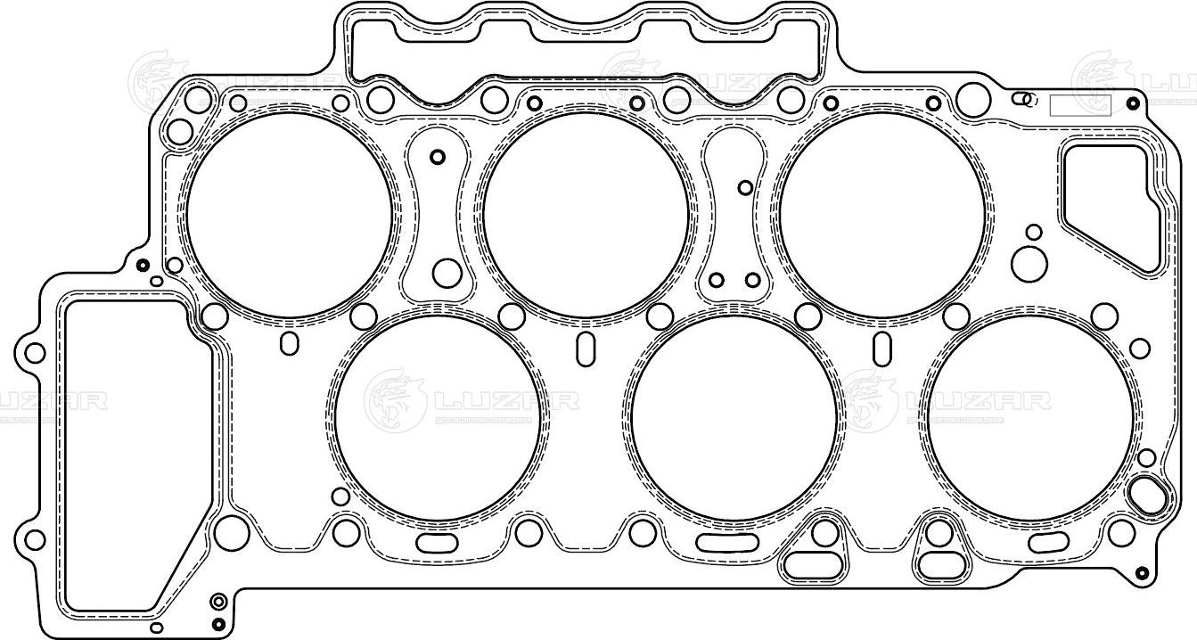 Прокладка ГБЦ Luzar. Артикул LES 11813