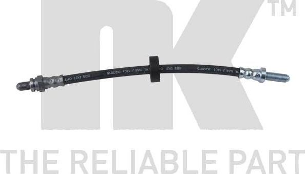 Тормозной шланг NK задний левый для Ford Escort IV 1985-1990. Артикул 852554