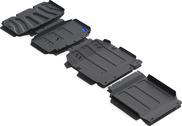 Защита Rival для радиатора, картера, КПП и РК Mercedes-Benz X-klasse 4WD 2017-2020. Артикул K222.3943.1