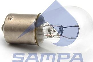 ЛАМПА 12V P21W Sampa. Артикул 096.1847