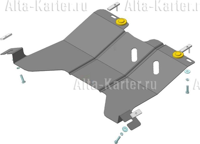 Защита Мотодор для двигателя, КПП Chery Kimо хэтчбек 2007-2014. Артикул 69002