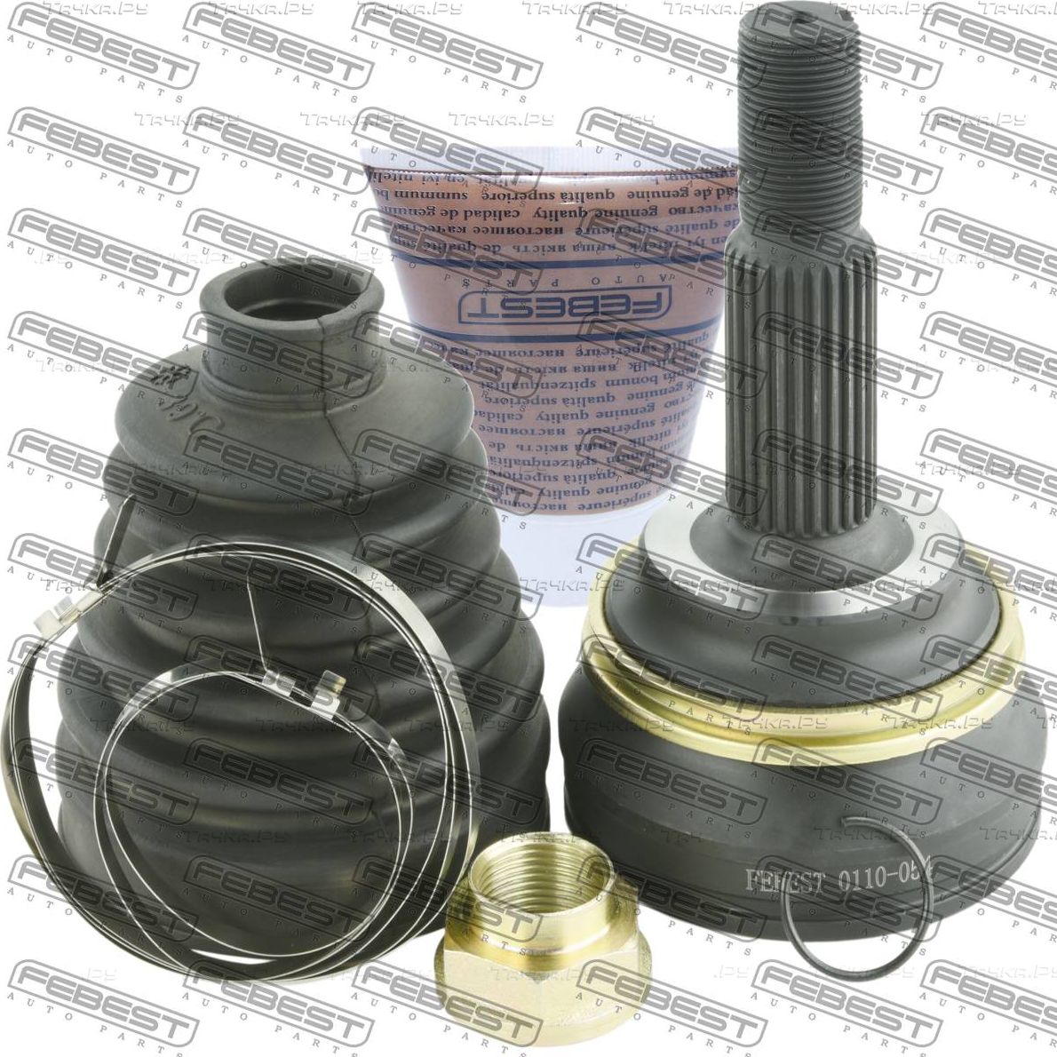 Шрус наружный (граната) Febest передний для Toyota Opa I 2000-2001. Артикул 0110-054