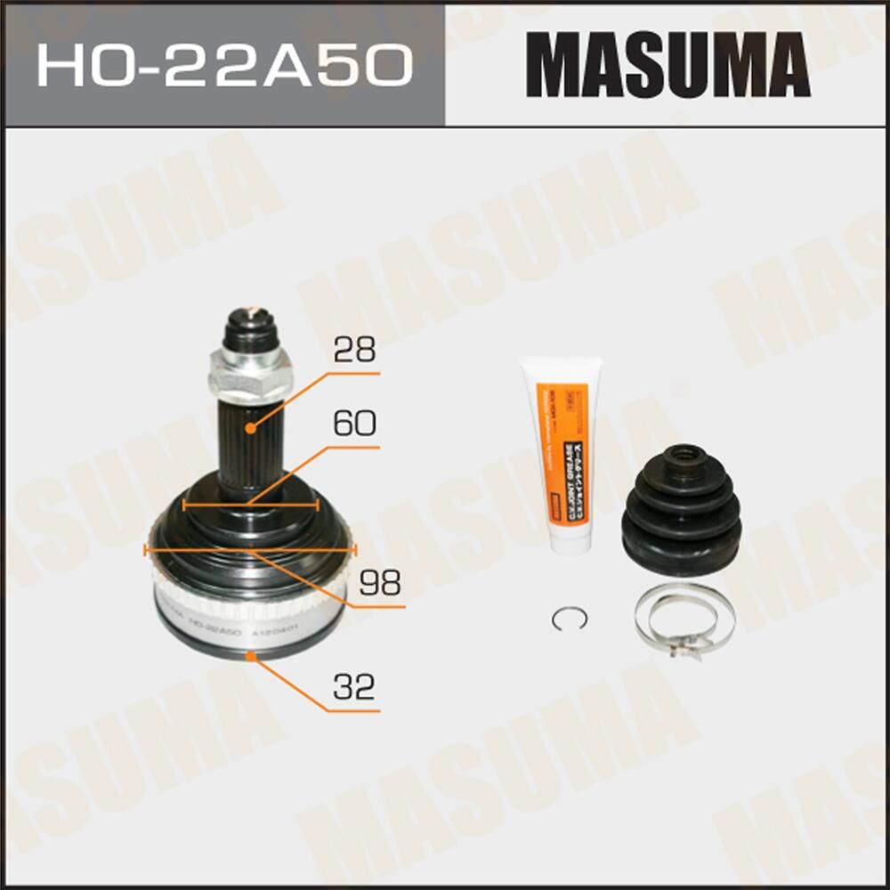 Шрус наружный (граната) Masuma. Артикул HO-22A50