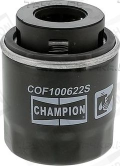 Масляный фильтр Champion для SEAT Leon II 2007-2012. Артикул COF100622S