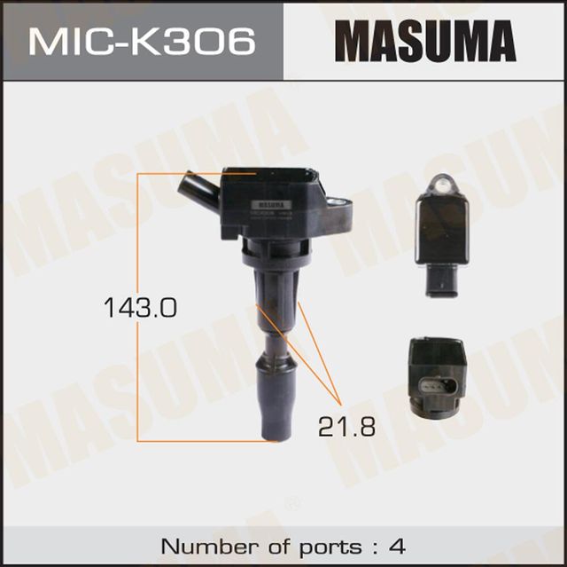 Катушка зажигания Masuma. Артикул MIC-K306
