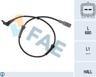 Датчик ABS FAE. Артикул 78036
