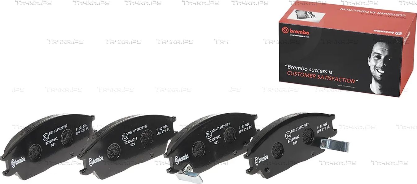 Тормозные колодки Brembo передние для Hyundai Accent II 1999-2006. Артикул P 30 024