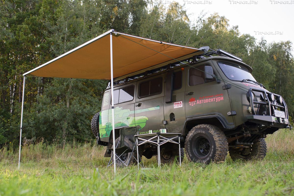Маркиза автомобильная РИФ 2х2 м. Артикул WAWNING005