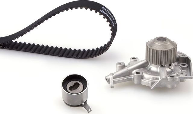 Помпа (водяной насос) с комплектом ремня ГРМ Gates PowerGrip® для Daewoo Matiz I 2003-2008. Артикул KP25535XS