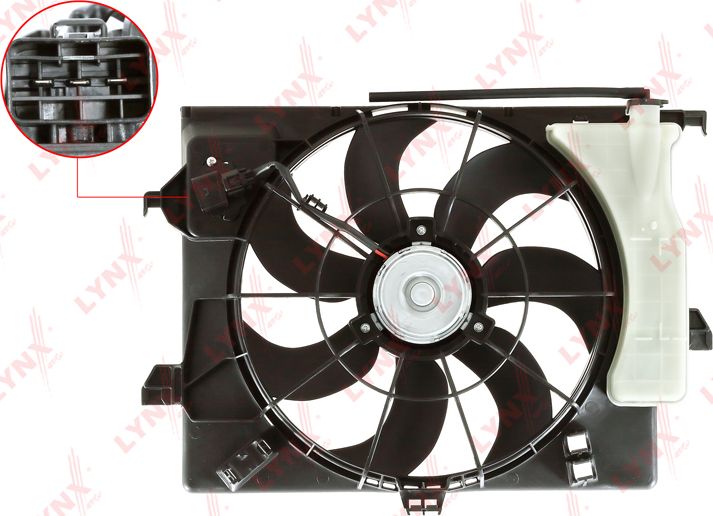 Вентилятор радиатора двигателя LYNXauto. Артикул RF-1560