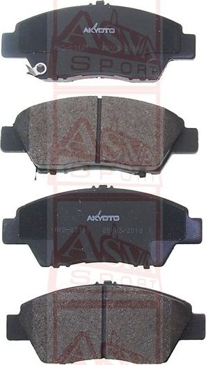 Тормозные колодки Akyoto Packing AKYOTO. Артикул AKD-03101