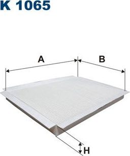 Салонный фильтр Filtron. Артикул K 1055A