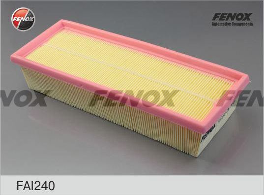 Воздушный фильтр Fenox для Citroen C3 I 2002-2009. Артикул FAI240