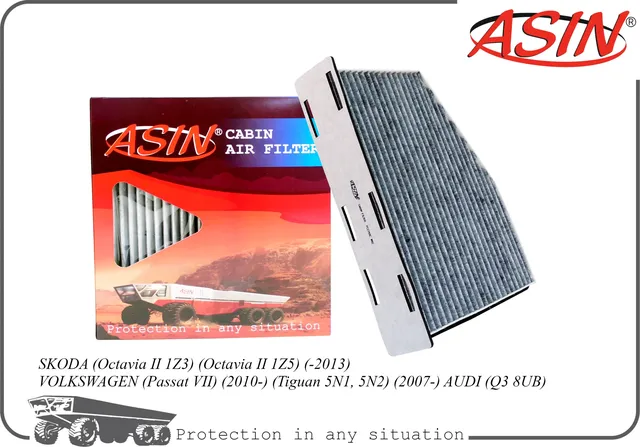 Фильтр салонный (Asin). Артикул ASINFC2743C