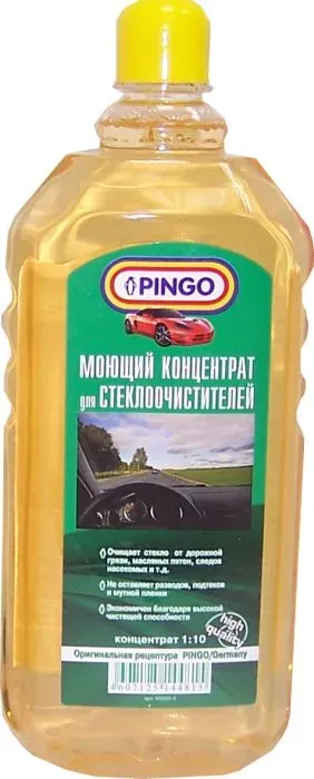 Моющий концентрат PINGO для стеклоочистителей (концентрат 1:10), без запаха. Артикул 85030-3
