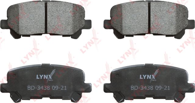 Тормозные колодки LYNXauto. Артикул BD-3438