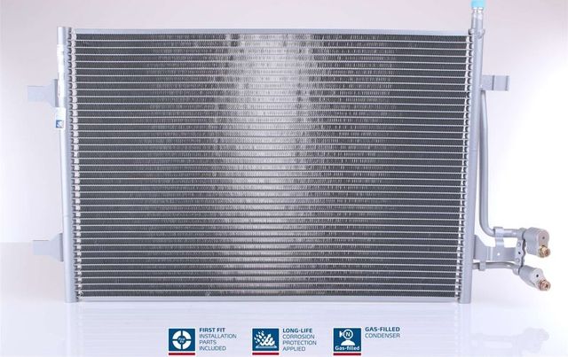 Радиатор кондиционера (конденсатор) Nissens (алюминий) для Ford Fiesta V 2004-2008. Артикул 940097