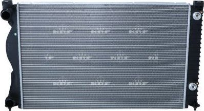 Радиатор охлаждения двигателя NRF (алюминий) для Audi A6 III (C6) 2008-2011. Артикул 58234