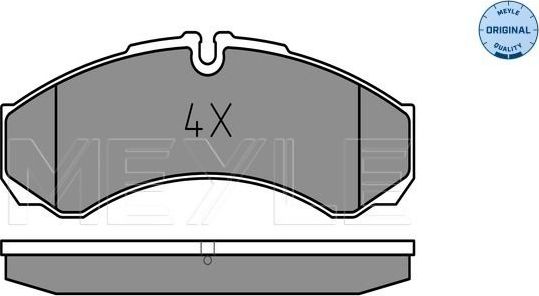 Тормозные колодки Meyle Original. Артикул 025 291 2120
