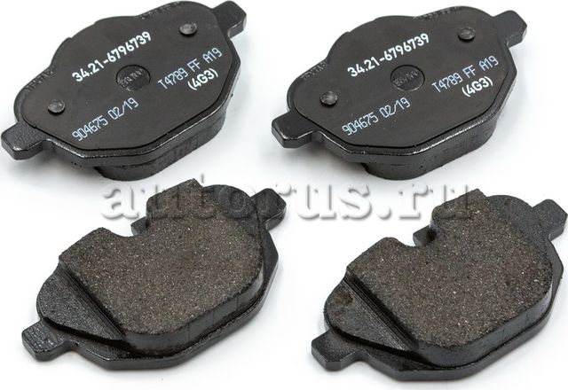 Тормозные колодки BMW. Артикул 34216796741