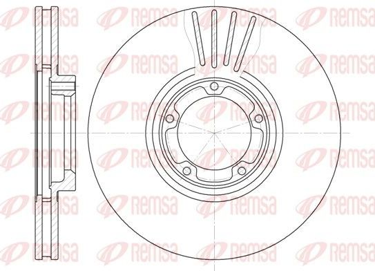 Тормозной диск Remsa. Артикул 6518.10