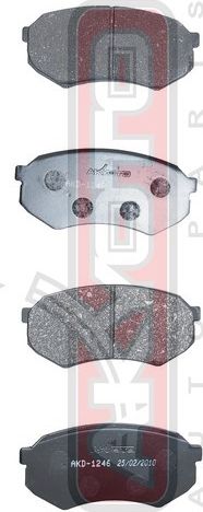 Тормозные колодки Akyoto Packing AKYOTO. Артикул AKD-1246