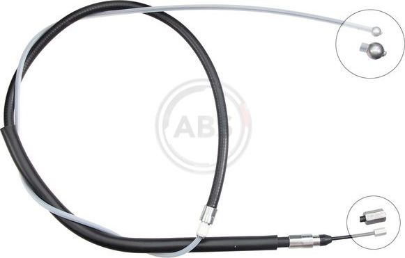 Трос ручника (тросик ручного тормоза) ABS. Артикул K13873