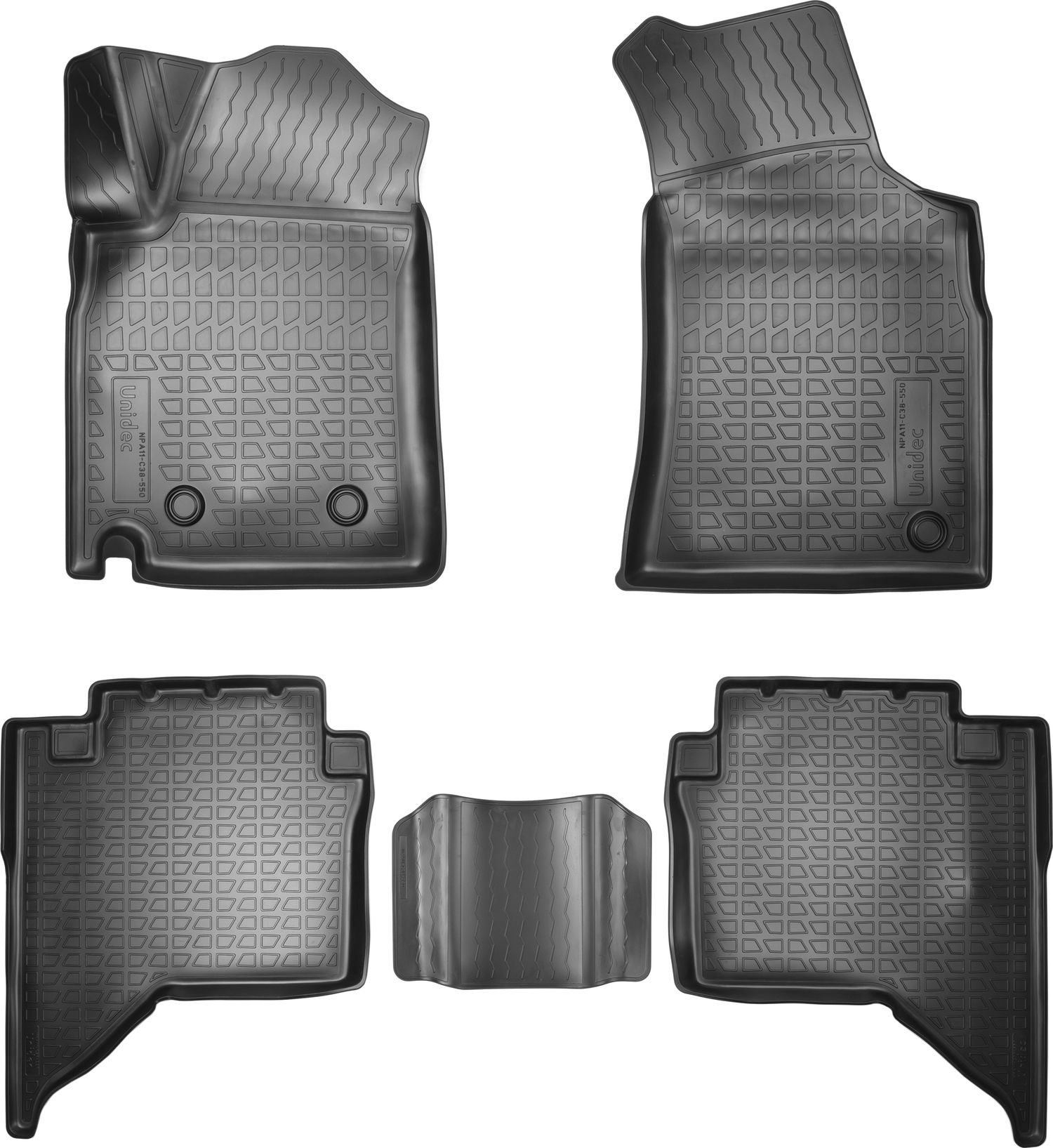 Коврик 3D Норпласт для салона JAC T6 3D 2015-2026. Артикул NPA11-C38-550