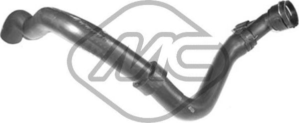 Патрубок радиатора (системы охлаждения) Metalcaucho. Артикул 09328