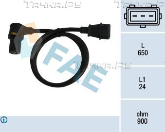 Датчик положения коленвала FAE для Lancia Dedra 1993-1999. Артикул 79057
