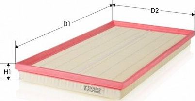 Воздушный фильтр Tecneco Filters. Артикул AR42002PM