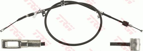 Трос ручника (тросик ручного тормоза) TRW. Артикул GCH729