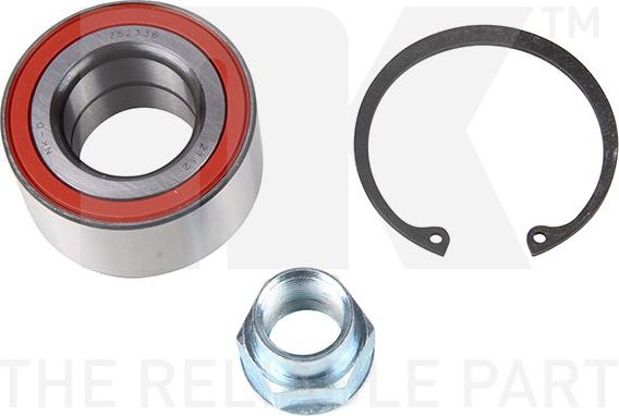 Ступичный подшипник (комплект) NK передний для Fiat Albea 1996-2012. Артикул 752336