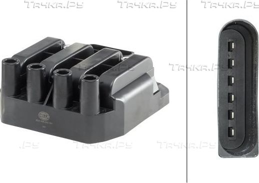 Катушка зажигания Hella для Skoda Octavia Tour 1999-2007. Артикул 5DA 358 000-181