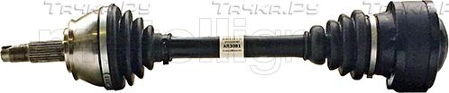 Полуось (привод в сборе, приводной вал) Metelli. Артикул 17-0504