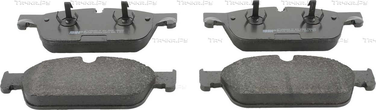 Тормозные колодки Ferodo Premier Eco Friction. Артикул FDB4693