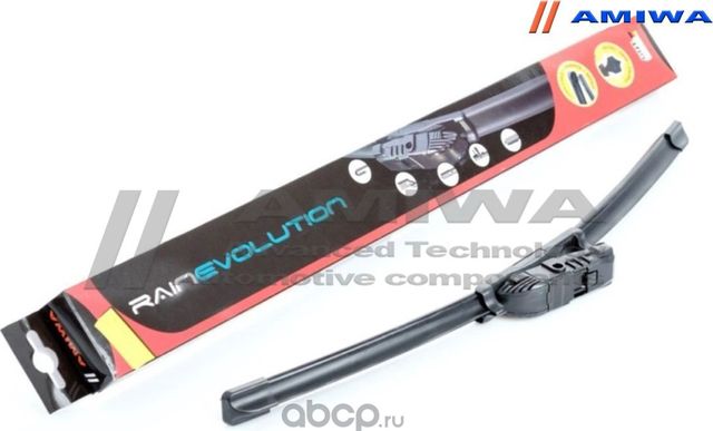 ЩЁТКА СТЕКЛООЧИСТИТЕЛЯ БЕСКАРКАСНАЯ 450 ММ (Amiwa). Артикул AWB18