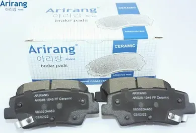 Колодка дискового тормоза зад (Arirang). Артикул ARG281046